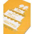 Invitación de fiesta de cumpleaños personalizada Tarjeta de felicitación Gracias tarjetas oro